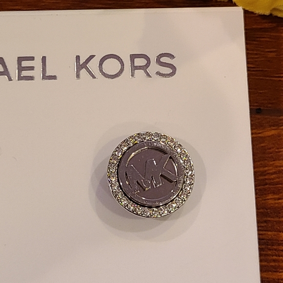 Michael Kors Silver Stud Earrings - Picture 3 of 7